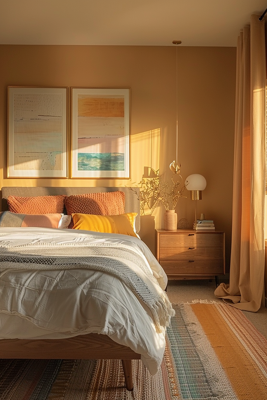 10 Maneiras de Usar Cores Vibrantes no Quarto Sem Medo de Errar