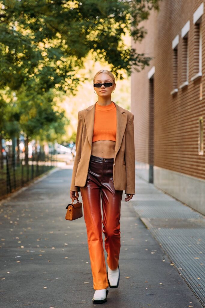 Orange looks: Inspiração para looks laranjas.