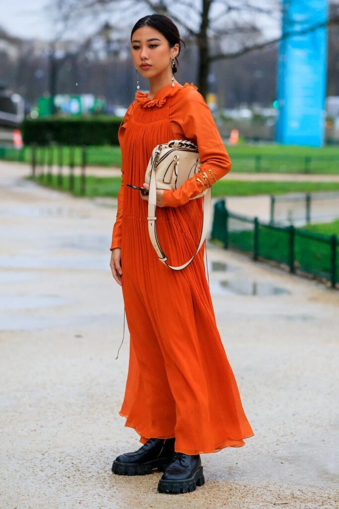 Orange looks: Inspiração para looks laranjas.