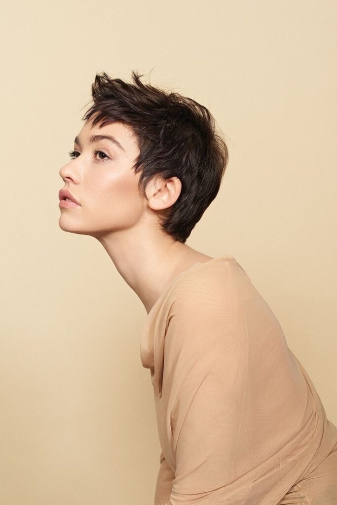 Tendência de corte de cabelo para 2025: inspirações para pixie hair cut.