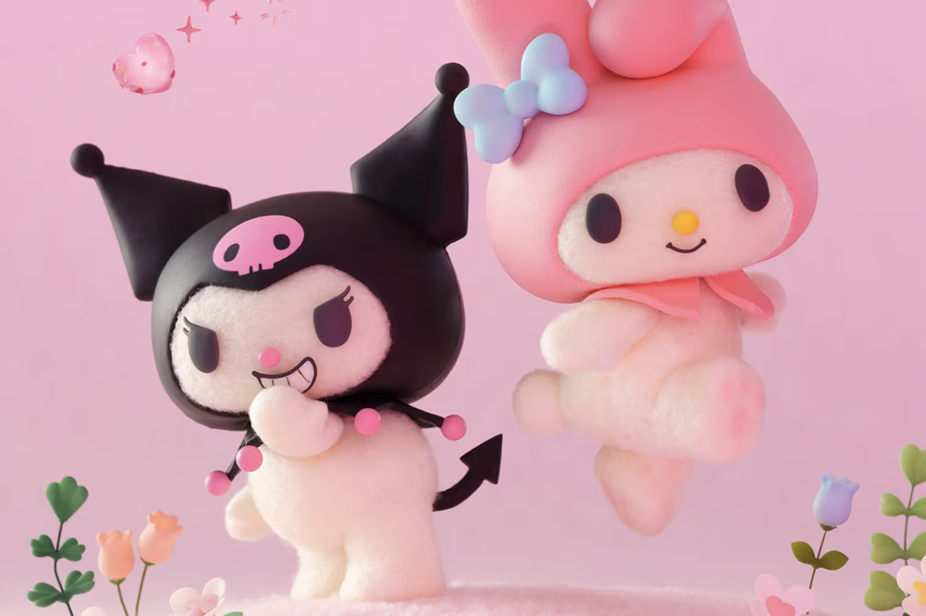 Sanrio e Netflix lançam série em stop-motion de My Melody & Kuromi.