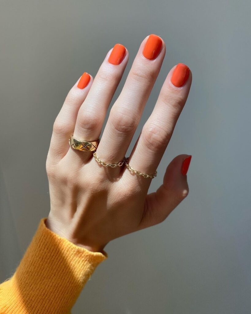 Tendência das Unhas Laranjas: A Cor está Dominando as Beauty Trends