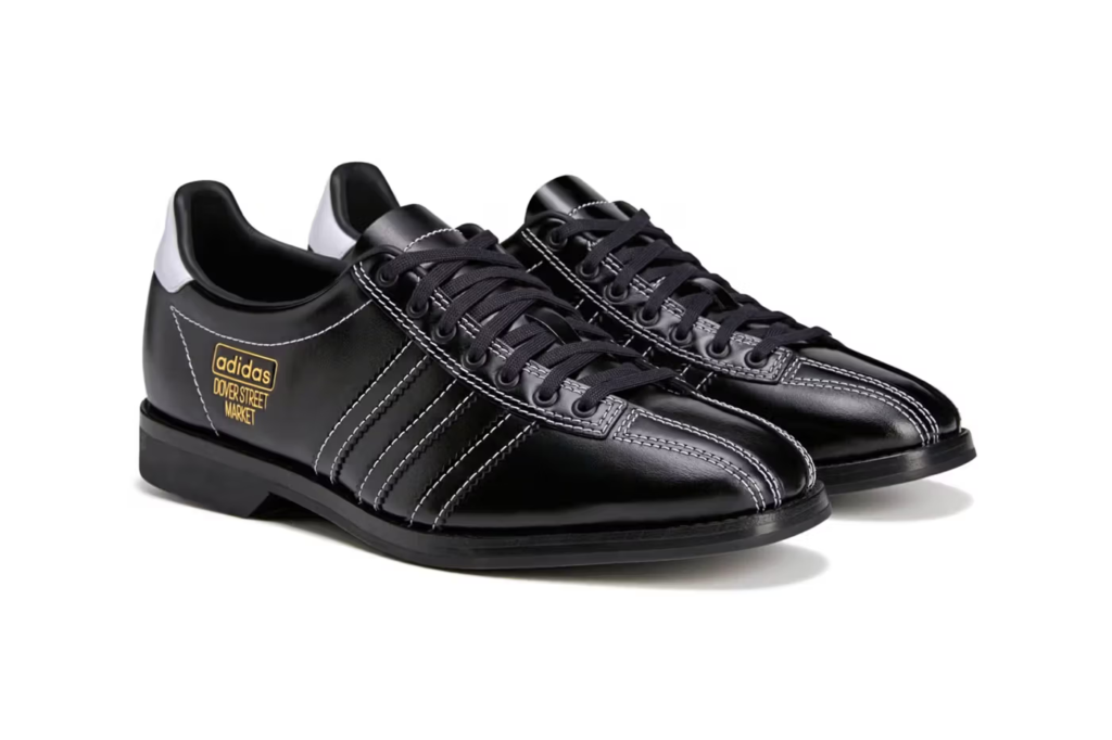 Dover Street Market x Brain Dead x Adidas Originals: Dover Street Market, Brain Dead e adidas Reinventam o Ícone Bowling Shoe na Versão "Core Black"