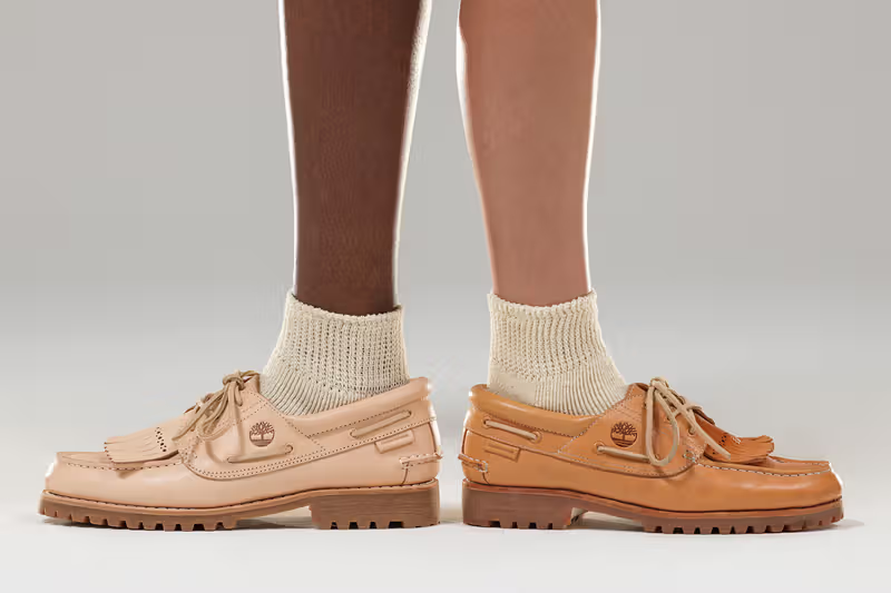 Hender Scheme e Timberland: A Reinvenção do 3-Eye Lug Boat Shoe com Couro Japonês