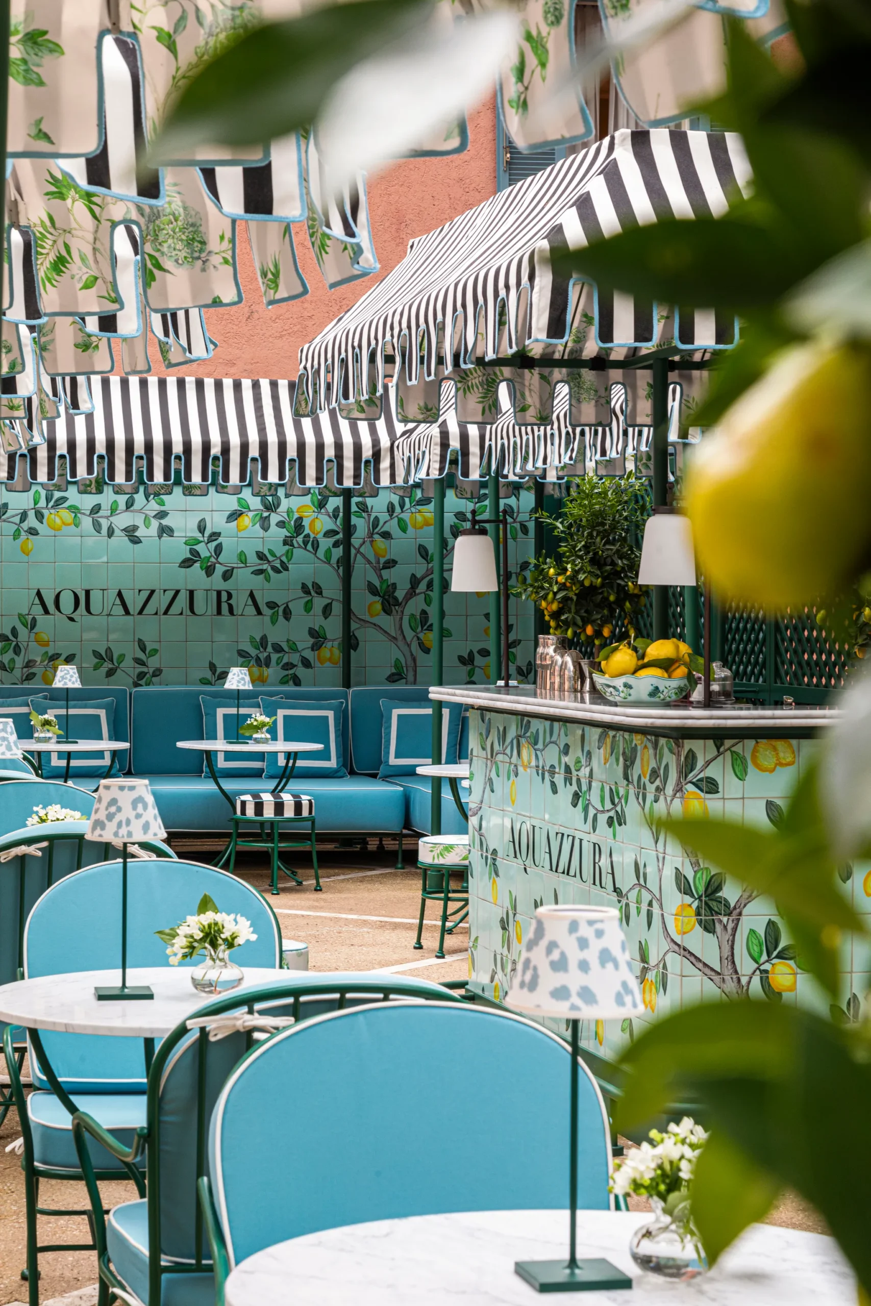 Aquazzura inaugura bar no Hotel de Russie em Roma