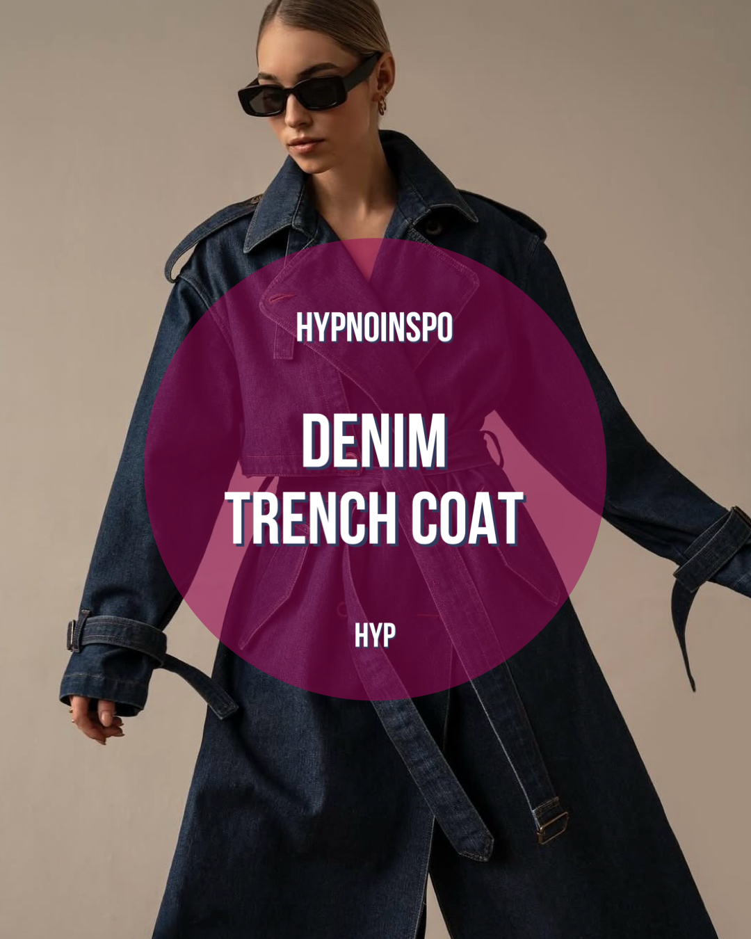 Trench coat jeans