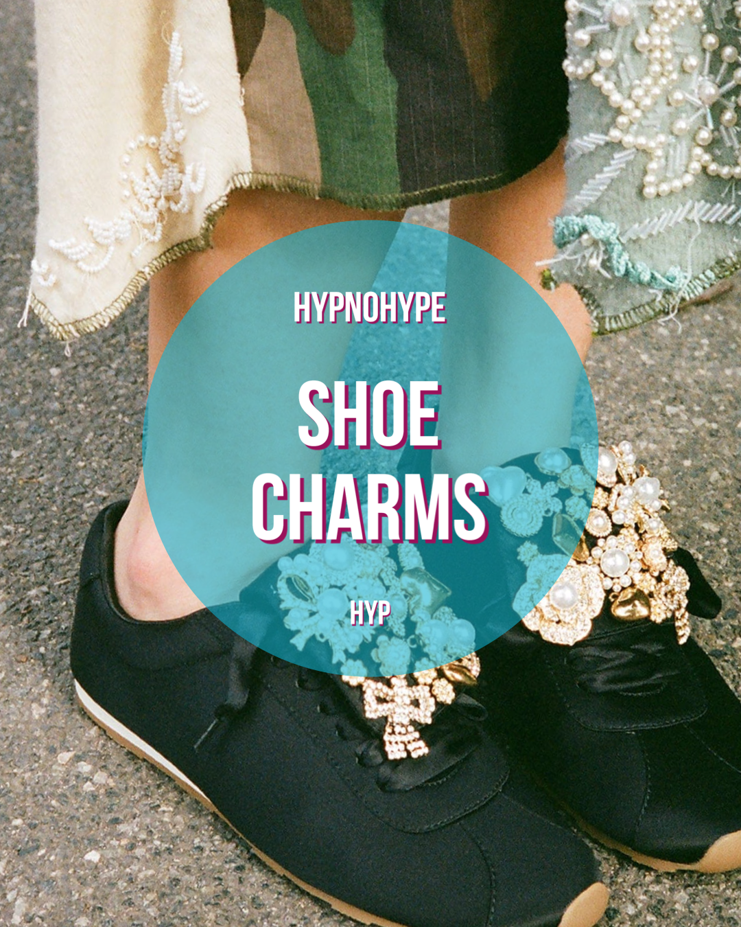 Shoe charms tendência de moda
