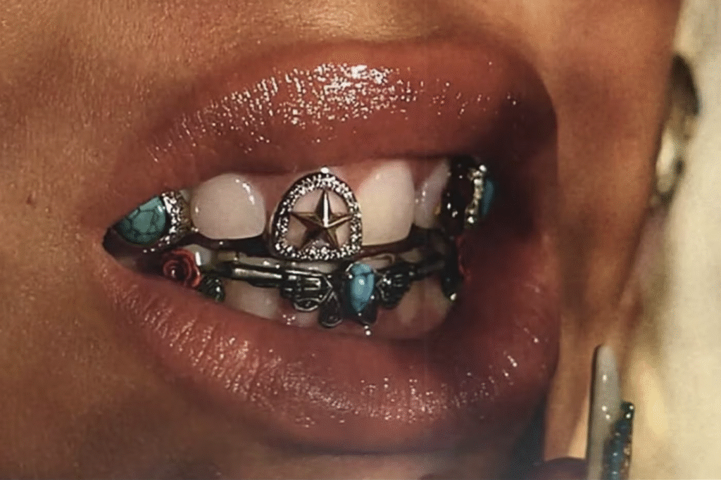 Gabby Elan cria grills personalizados para Beyoncé inspirados em 'Cowboy Carter'