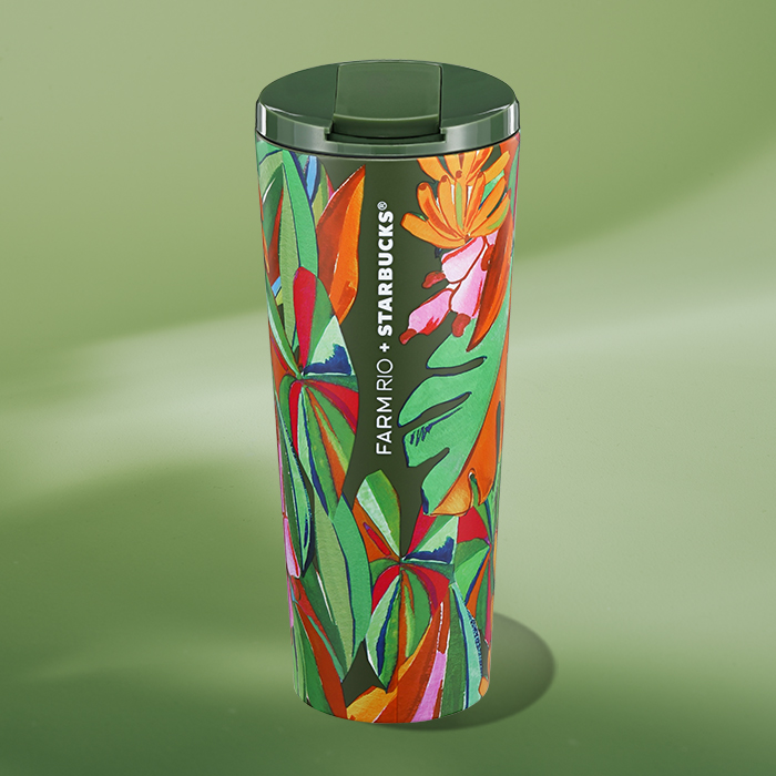 FARM Rio e Starbucks lançam collab exclusiva de drinkware