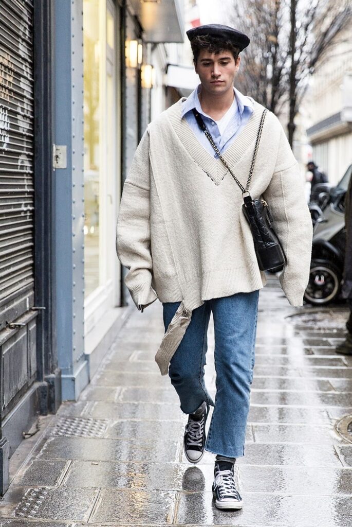 tendencia sueter de trico masculino