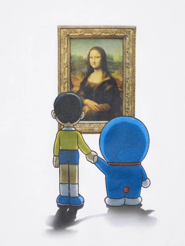 Doraemon visita o Louvre em nova coleção da UNIQLO que celebra arte e imaginação