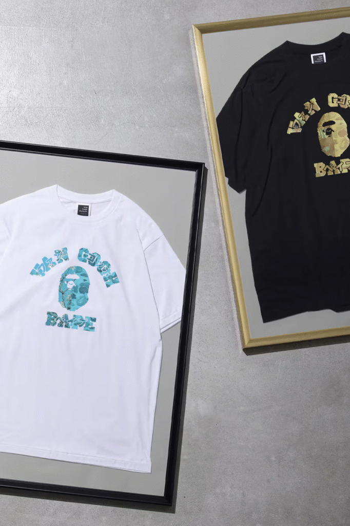 BAPE e Museu Van Gogh lançam collab inédita que une arte clássica e streetwear