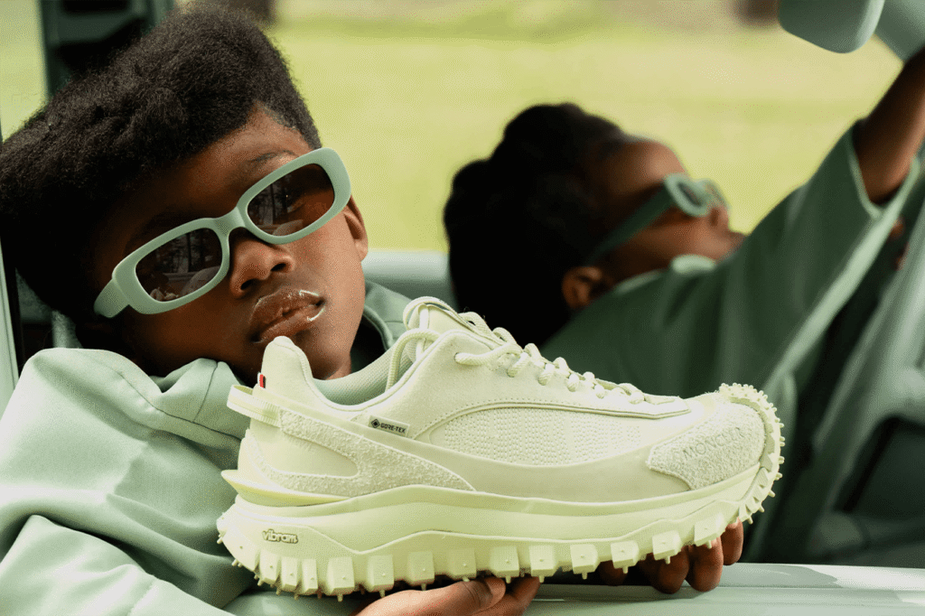 Moncler apresenta tênis Trailgrip Momint criado por Tobe Nwigwe