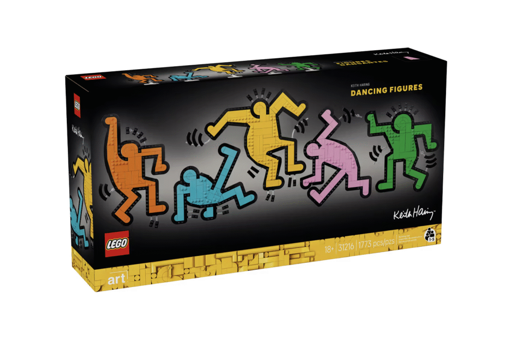 Keith Haring ganha forma em novo set LEGO Art