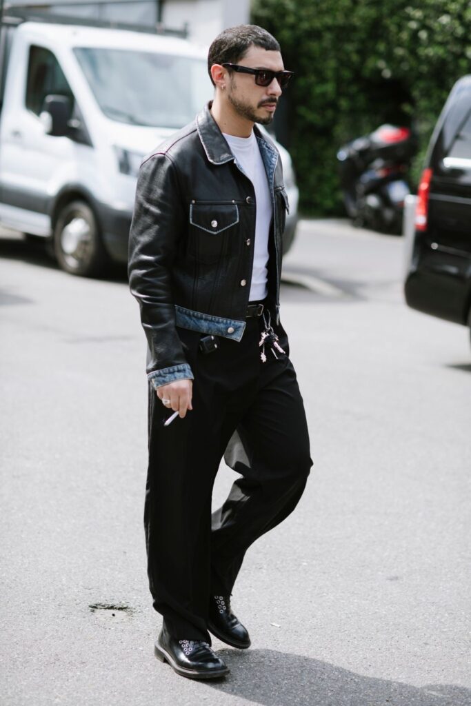 look rock indie para homens