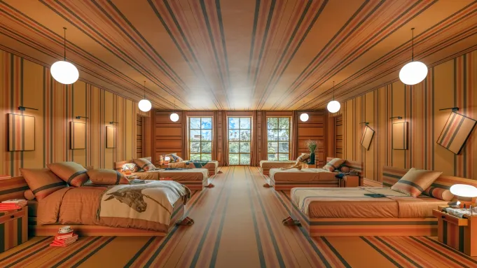 Uma das dalas da Hermès em Mystery at the Grooms | Foto: Cortesia Hermès