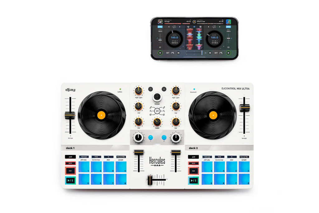 DJControl Mix Ultra da Hercules pode mixar o som dos celulares