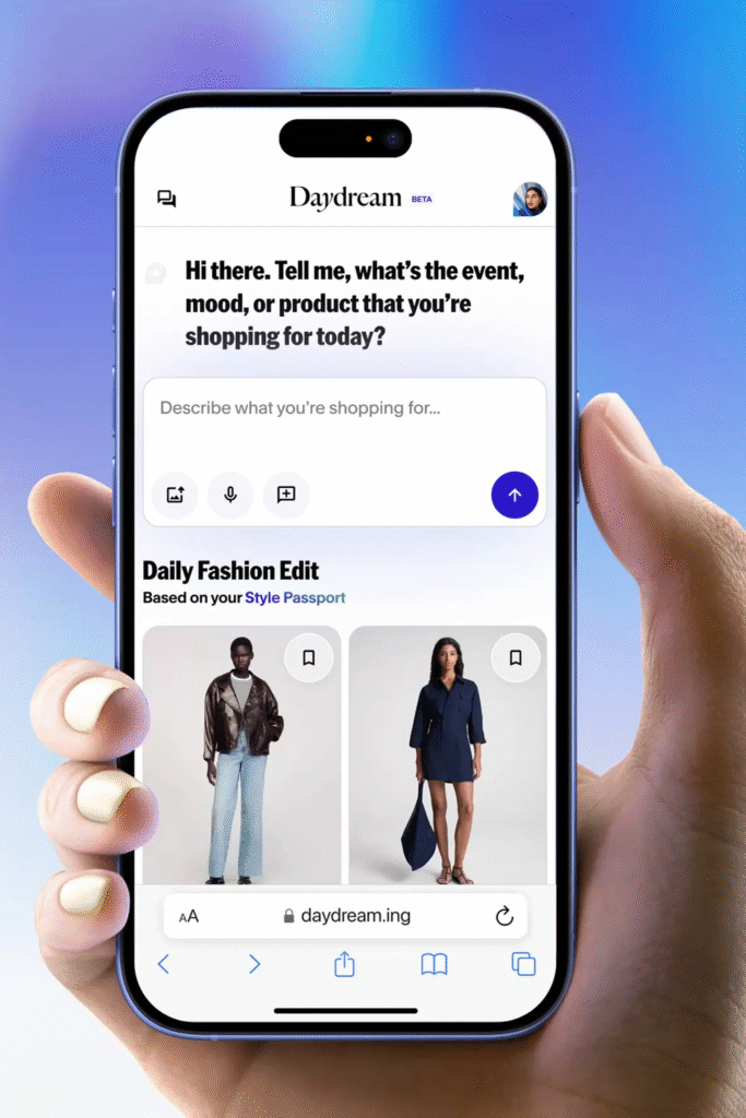 IA Daydream é a Solução para os Consumidores Encontrarem o Look Perfeito?