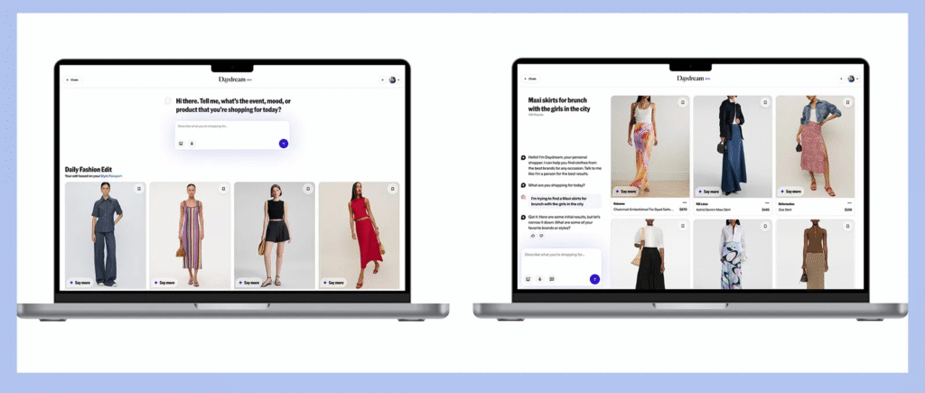 IA Daydream é a Solução para os Consumidores Encontrarem o Look Perfeito?