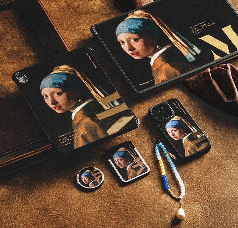 CASETiFY lança capa de fones inspirado em 'Moça com Brinco de Pérola'
