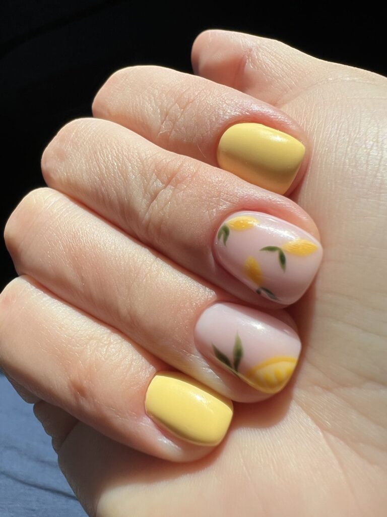 nail art micro frutas