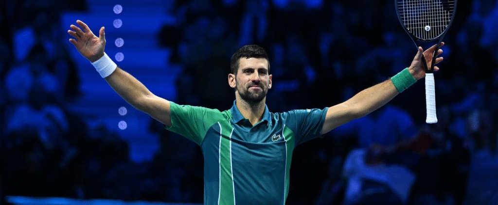 A jaqueta histórica da Lacoste em tributo a Novak Djokovic