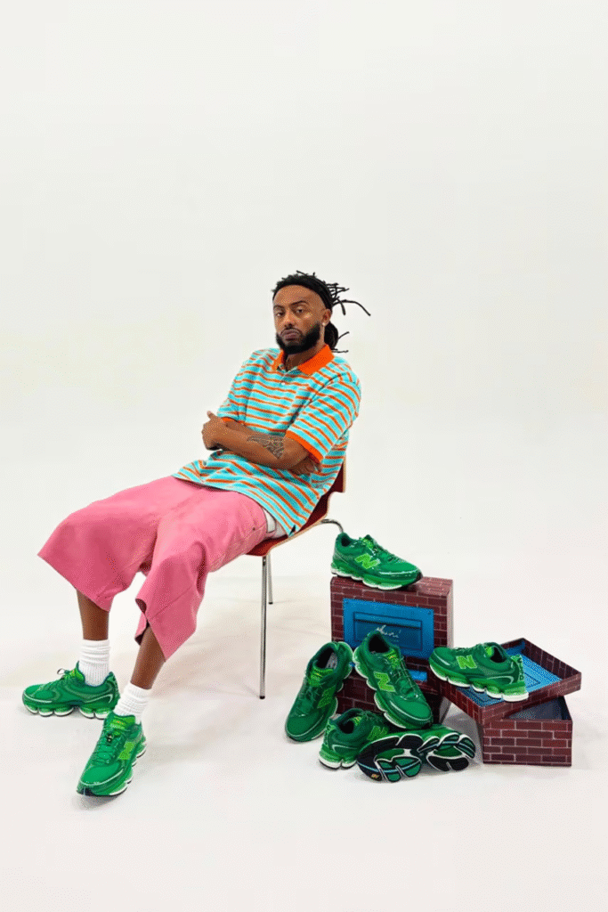 Aminé x New Balance Biblioteca 2000 primeiras impressões