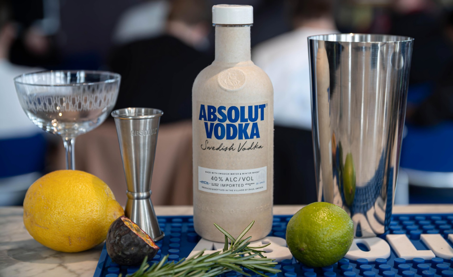 Teste de garrafa e tampa de papel da Absolut é concluída com êxito