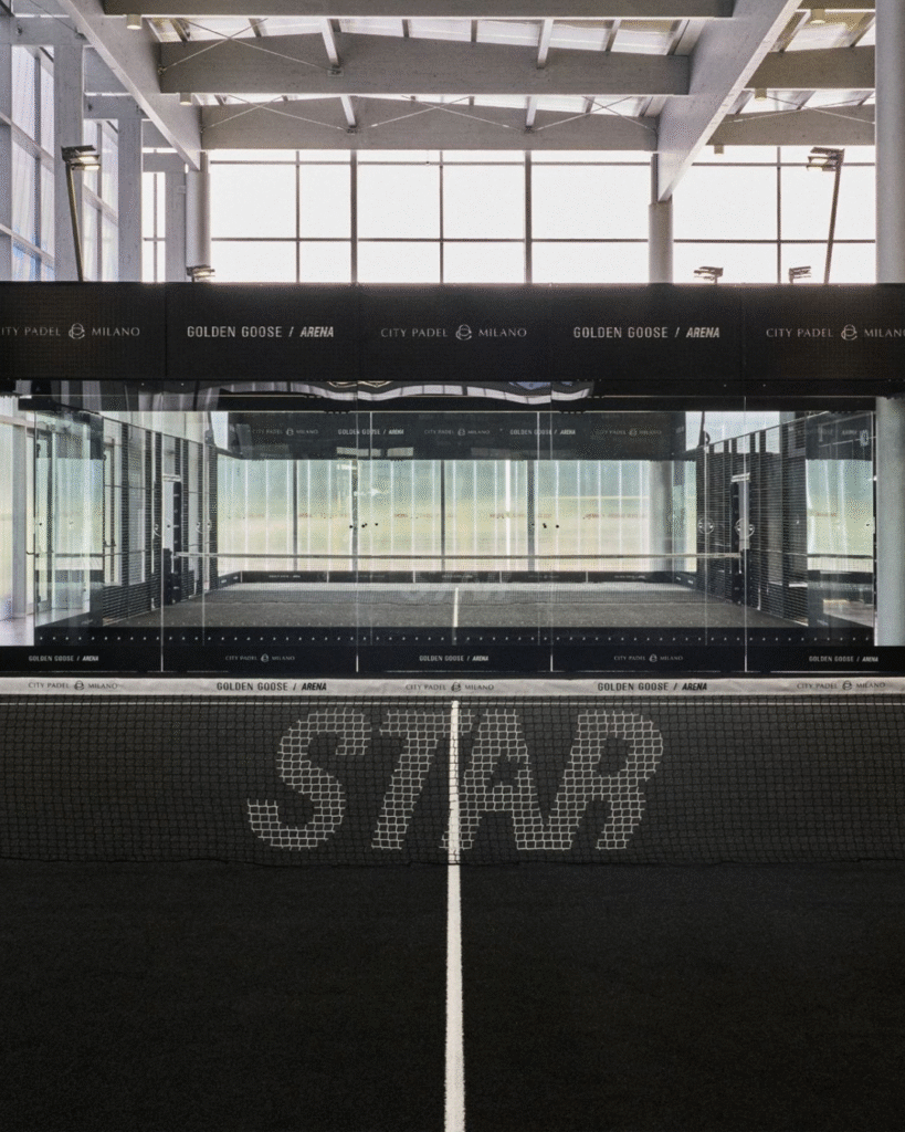 Golden Goose Arena: marca inaugura Arena de Padel em Milão com experiência completa