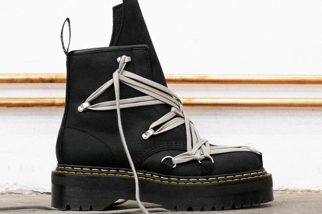 Rick Owens e Dr. Martens apresentam nova coleção de botas