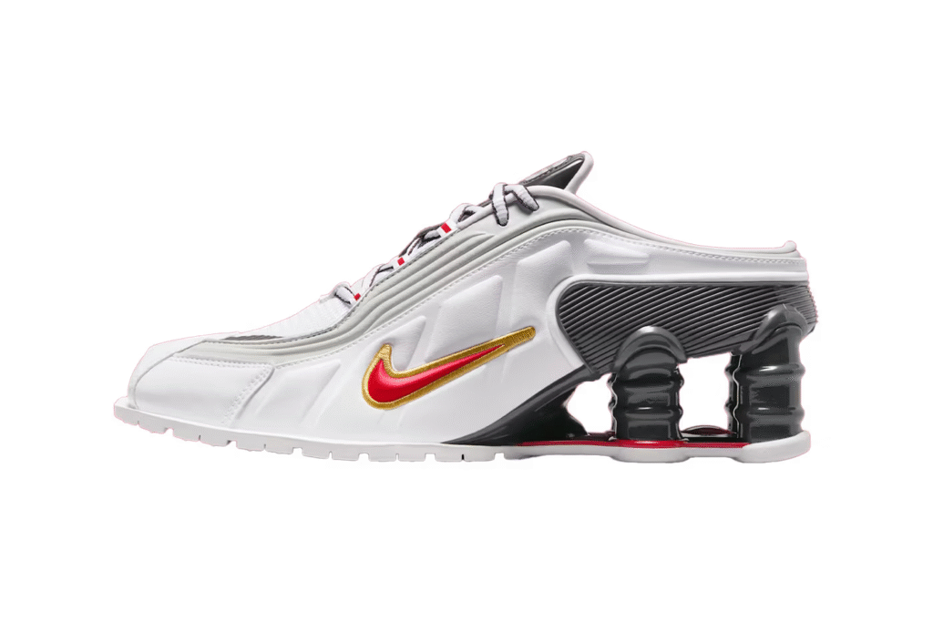 Martine Rose e Nike revelam o Shox MR4 Mule para o fim de 2025