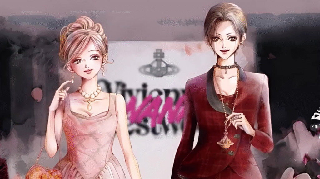 Capa oficial de NANA x Vivienne Westwood: colaboração de 25 anos