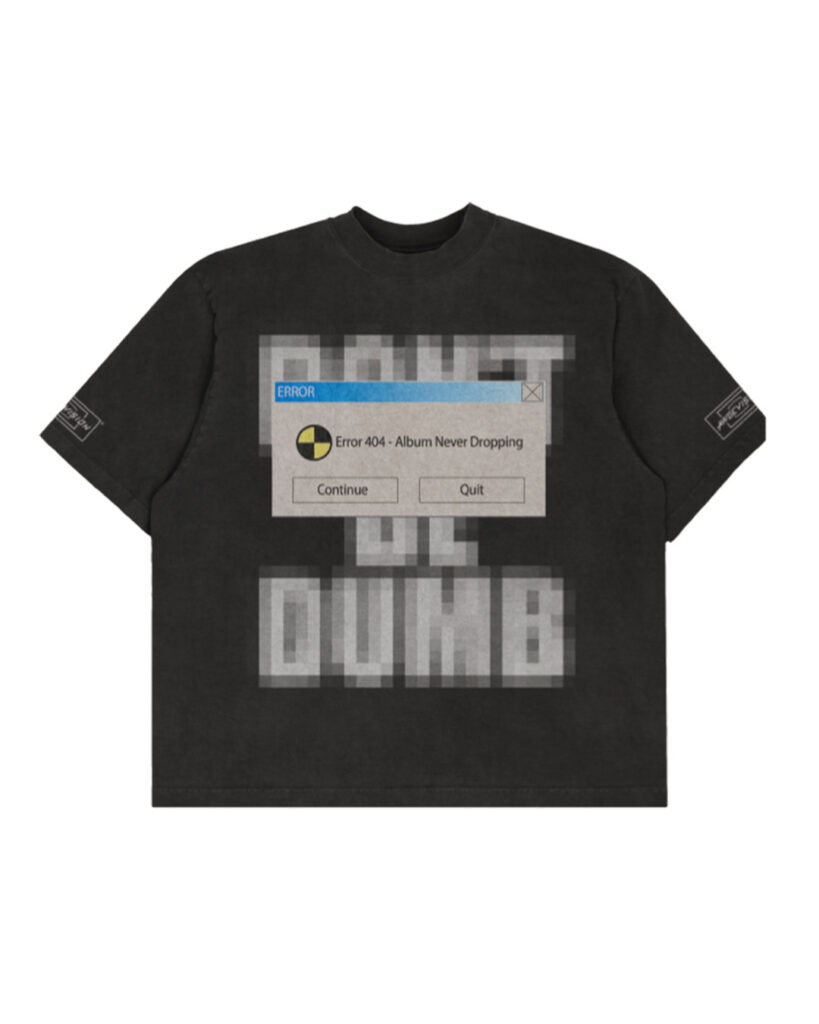 A$AP Rocky apresenta hoodie Album Never Dropping no Camp Flog Gnaw