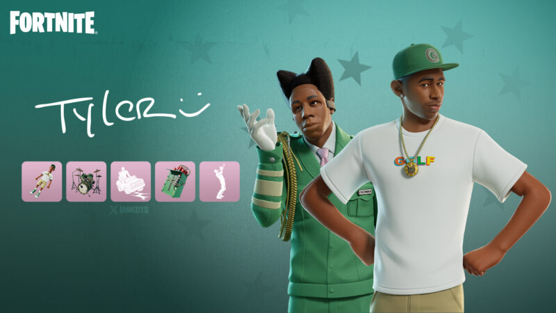 Tyler, The Creator estreia no Fortnite com skins icônicas e um pacote premium