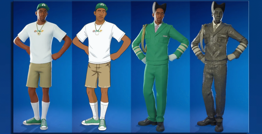 Tyler, The Creator estreia no Fortnite com skins icônicas e um pacote premium