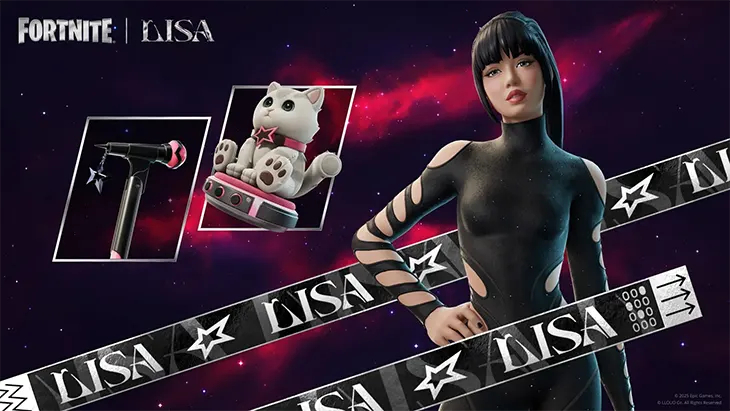 Fortnite Festival: Lisa do BLACKPINK vira a skin princial da Season 12 do evento