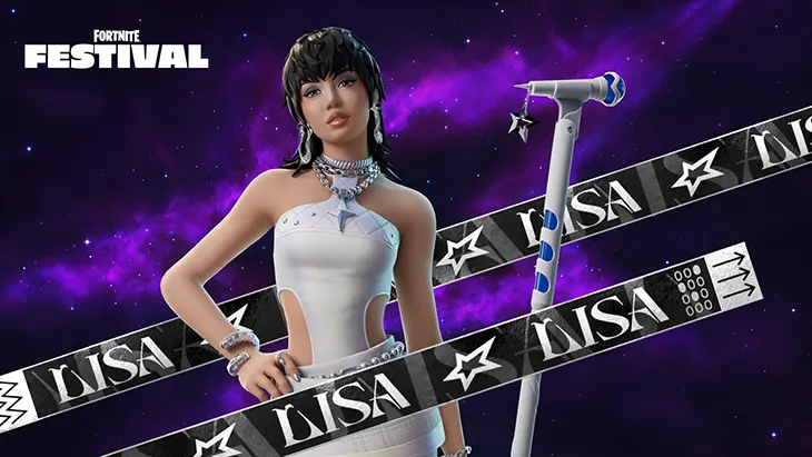Fortnite Festival: Lisa do BLACKPINK vira a skin princial da Season 12 do evento