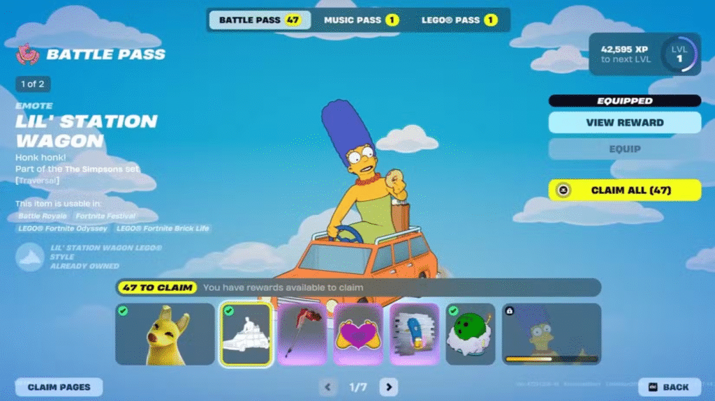 Fortnite e Simpsons transformam Springfield em um novo evento global
