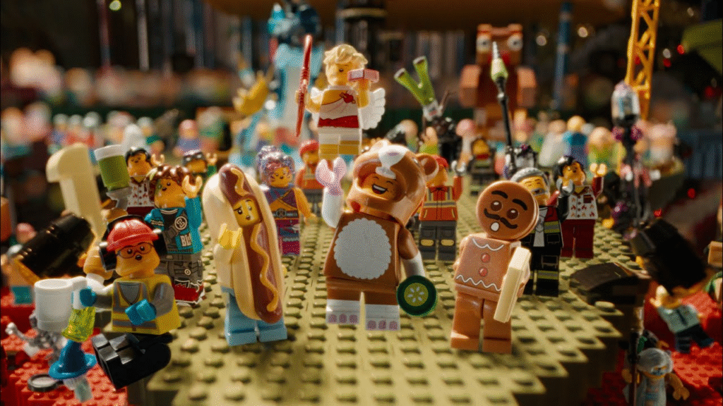 Lego transforma Hello de Lionel Richie em coral natalino com 220 minifiguras