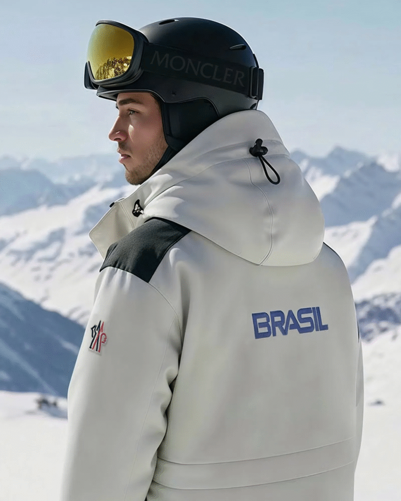 Moncler Brasil: parceria oficial com a equipe olímpica nos Jogos de Inverno 2026