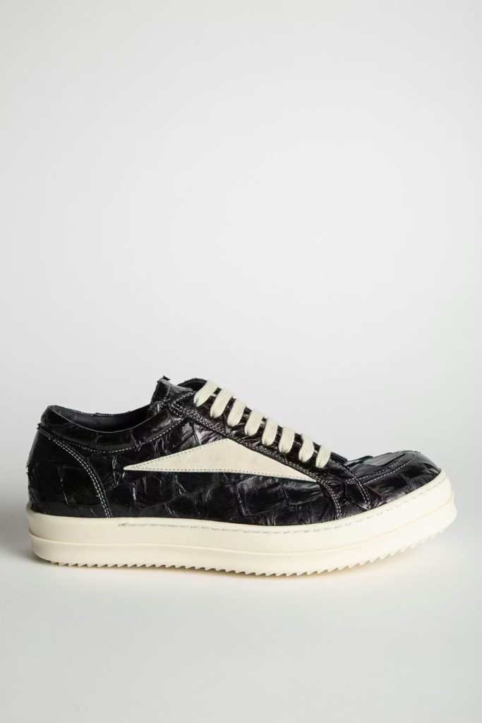 Rick Owens Maxfield transforma couro de peixe em sneaker