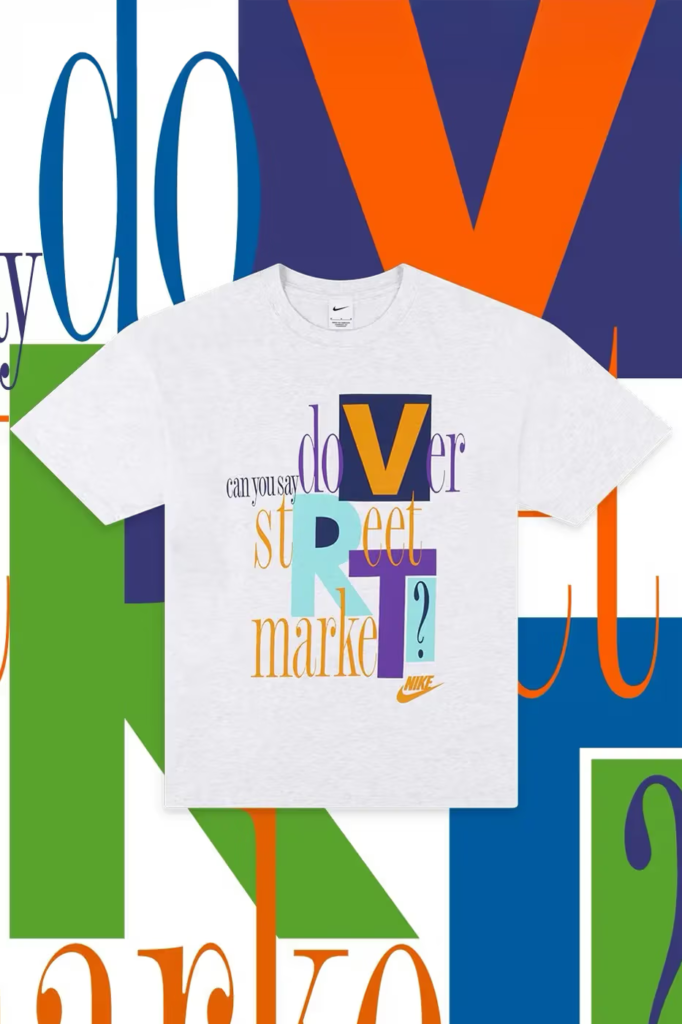 Dover Street Market x Nike lança camisetas vintage colaborativas