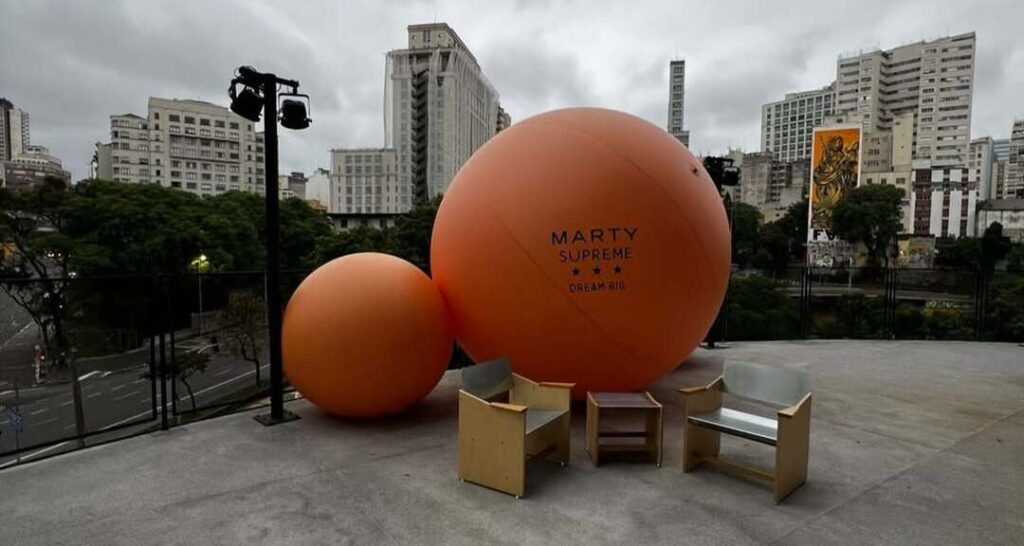 São Paulo ganhou Marty Supreme pop-up imersiva