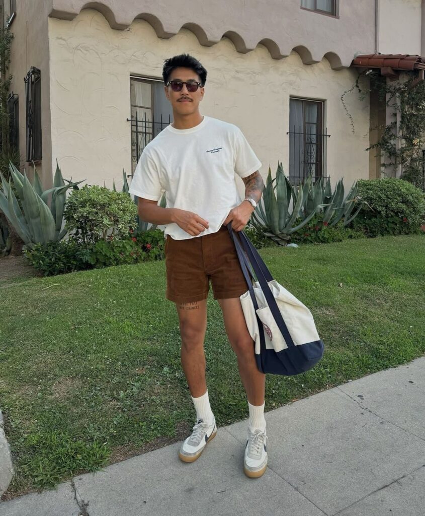 Com comprimento acima do joelho, o shorts masculino curto ganha força como peça-chave da temporada, unindo frescor, atitude e um novo olhar sobre o styling contemporâneo.