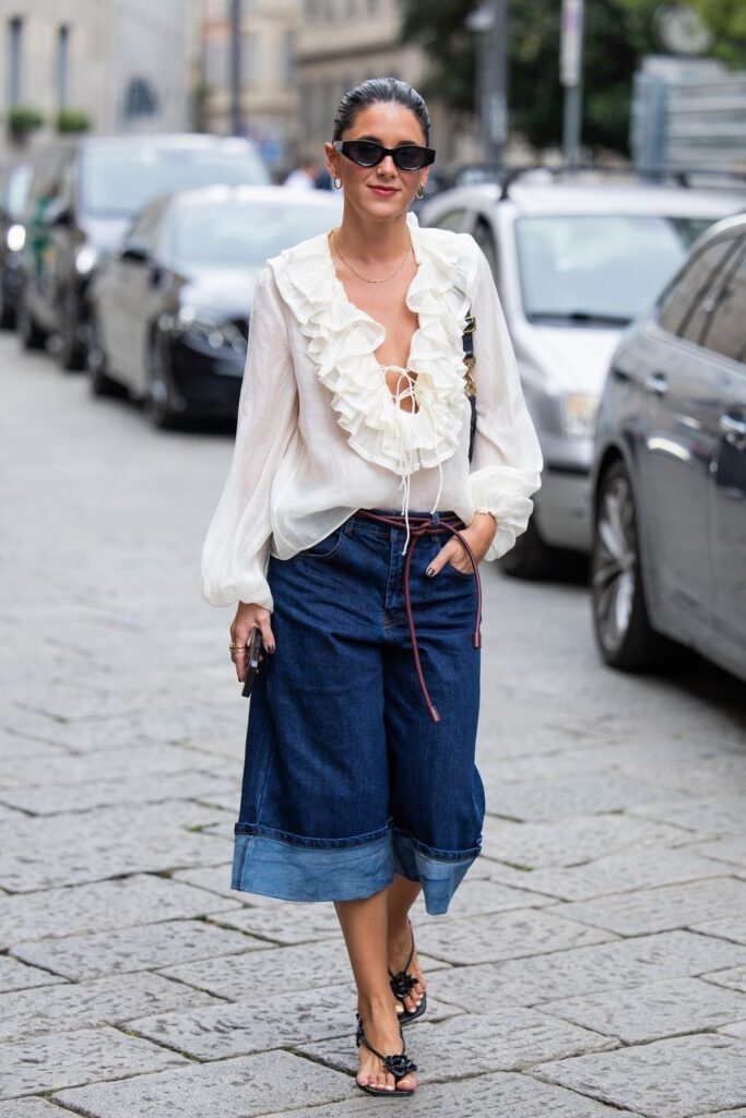 Calças culotes voltam ao centro do hype fashion