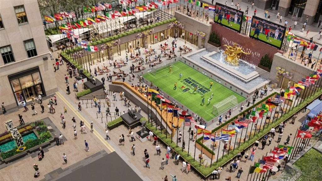 Rockefeller Center na Copa do Mundo 2026 terá Fan Village inédita