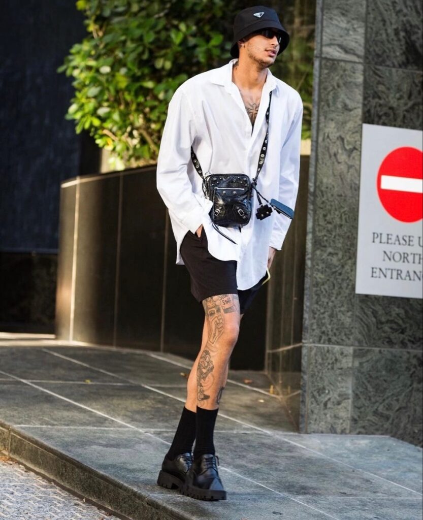 Com comprimento acima do joelho, o shorts masculino curto ganha força como peça-chave da temporada, unindo frescor, atitude e um novo olhar sobre o styling contemporâneo.