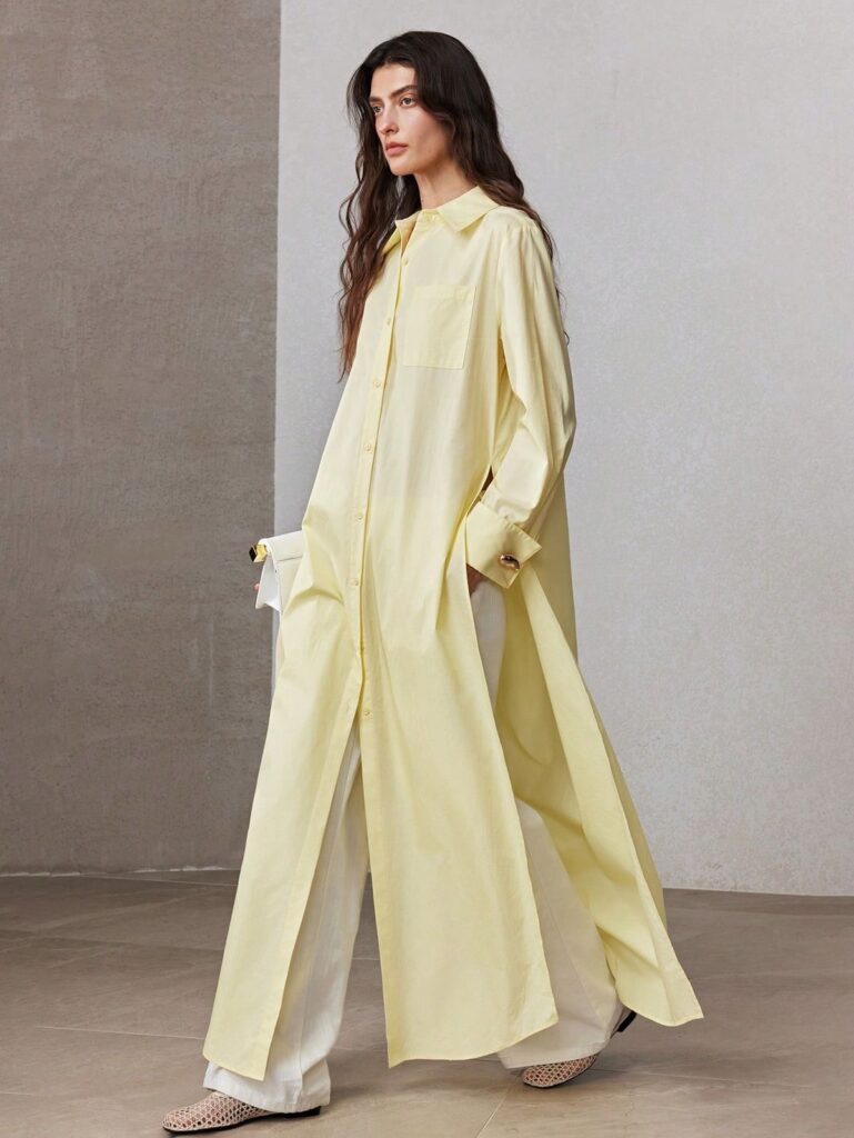 como usar chemise no dia a dia, o que é chemise, diferença entre camisa e chemise, em que ocasião usar chemise, significado de chemise, chemise como vestido, chemise no trabalho, chemise street style, chemise feminina tendência, look com chemise aberta, chemise com cinto, chemise listrada, chemise minimalista, chemise elegante, peça versátil moda