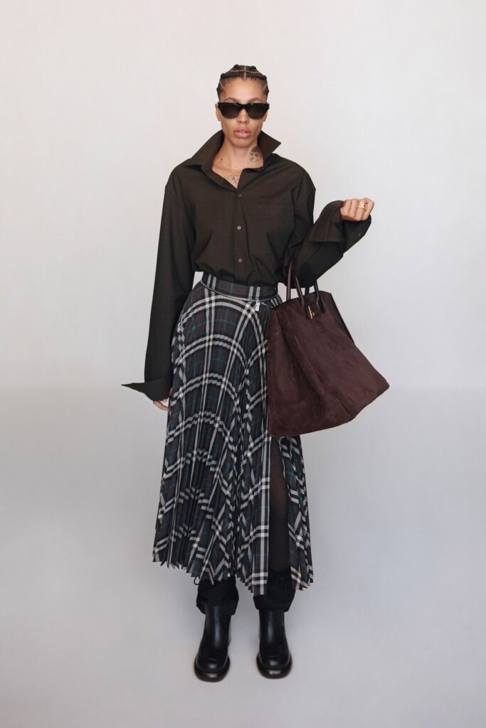 Saia xadrez é tendência no street style