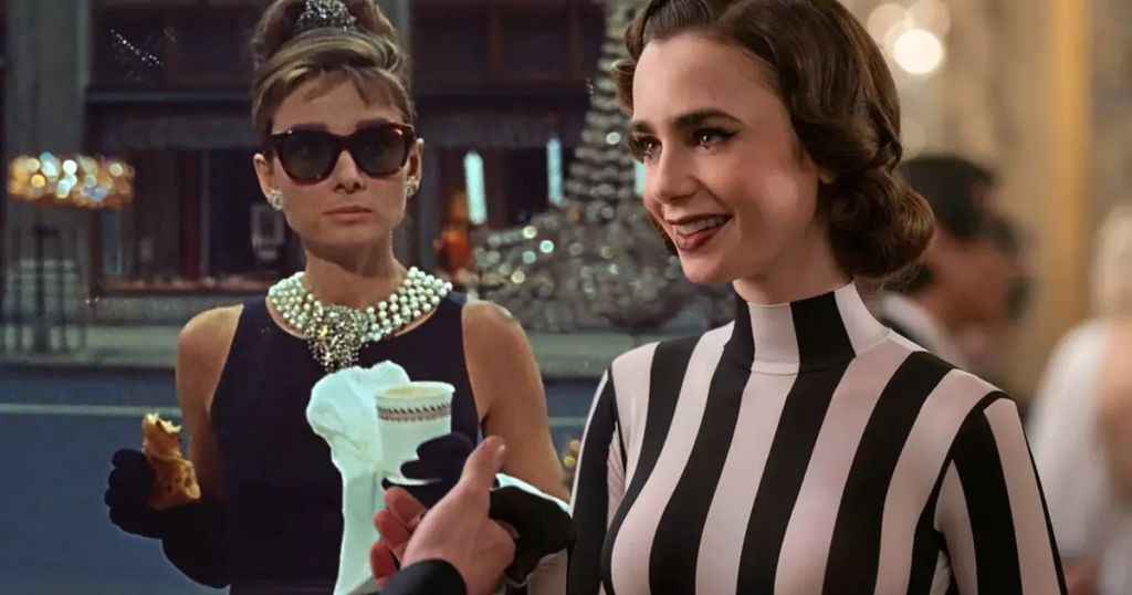 Lily Collins será Audrey Hepburn em filme dos bastidores de Bonequinha de Luxo